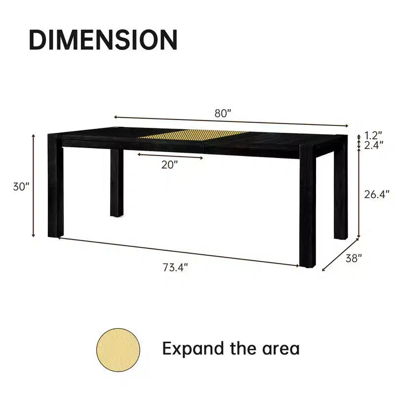 Modern 60" Expandable Dining Table with Hidden Center Leaf, Ash Wood Veneer, Adjustable Feet, Seats 6-8