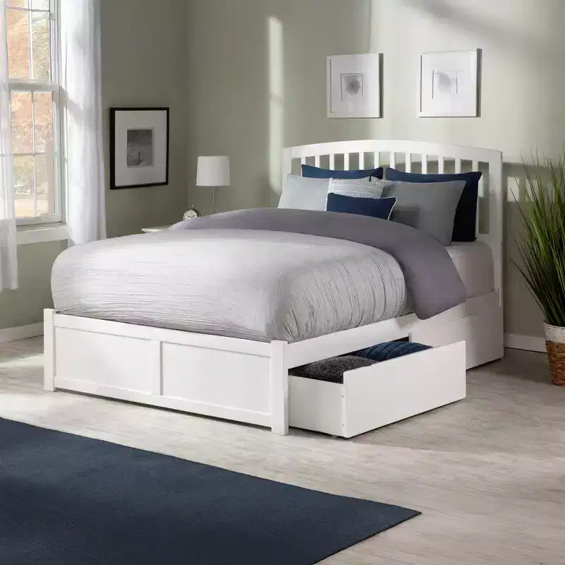 Freestanding Headboard with Bed Frame