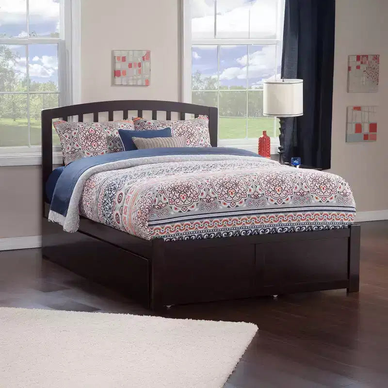 Freestanding Headboard with Bed Frame