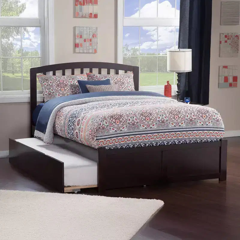 Freestanding Headboard with Bed Frame
